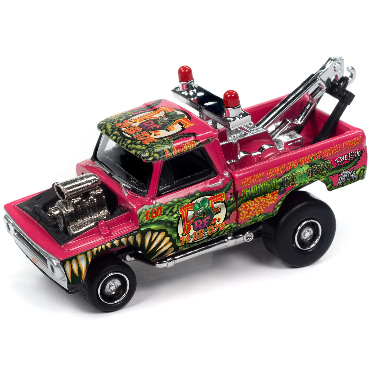 Автомобиль Johnny Lightning Chevy Tow Truck 1:64 JLSF026B-R2-N2 - фото 3