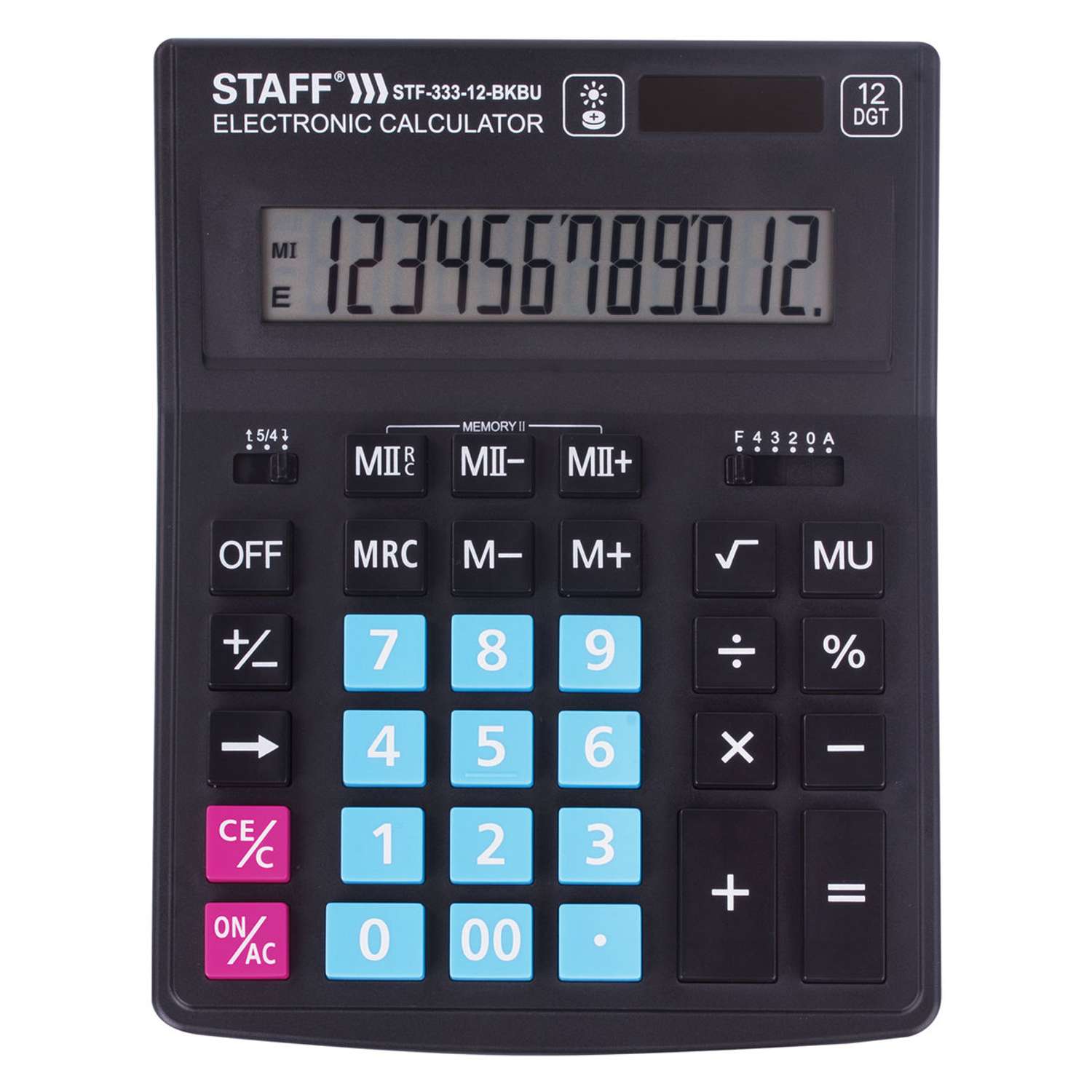 Калькулятор настольный Staff электронный 12 разрядов - фото 1