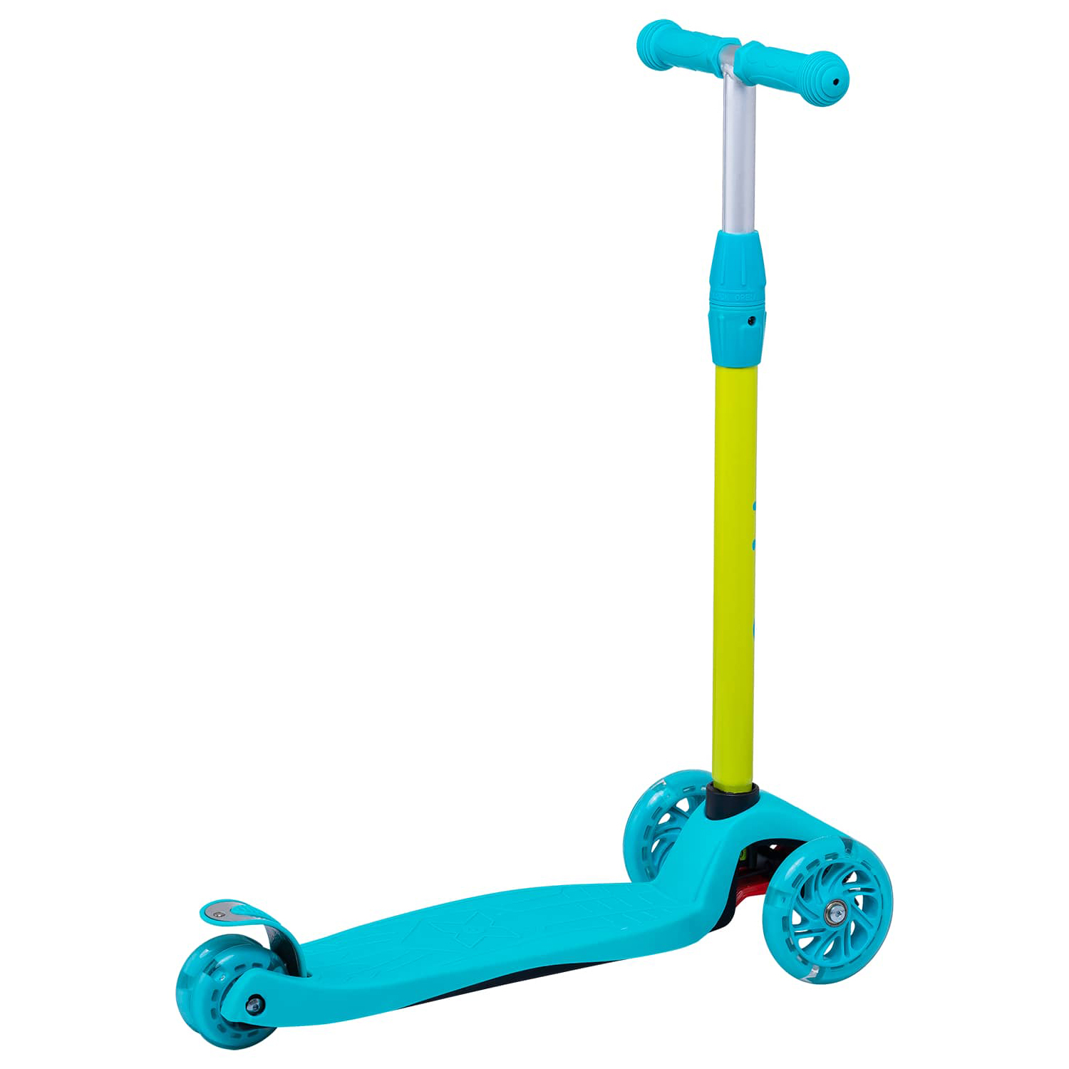 Самокат RIDEX трехколесный 3 wheels scooter Kiko 120/80 light blue/green - фото 2