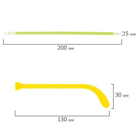 Светящиеся очки Юнландия неоновые зелёные