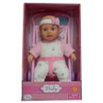 Кукла-младенец Defa Lucy в коляске 23 см розовый