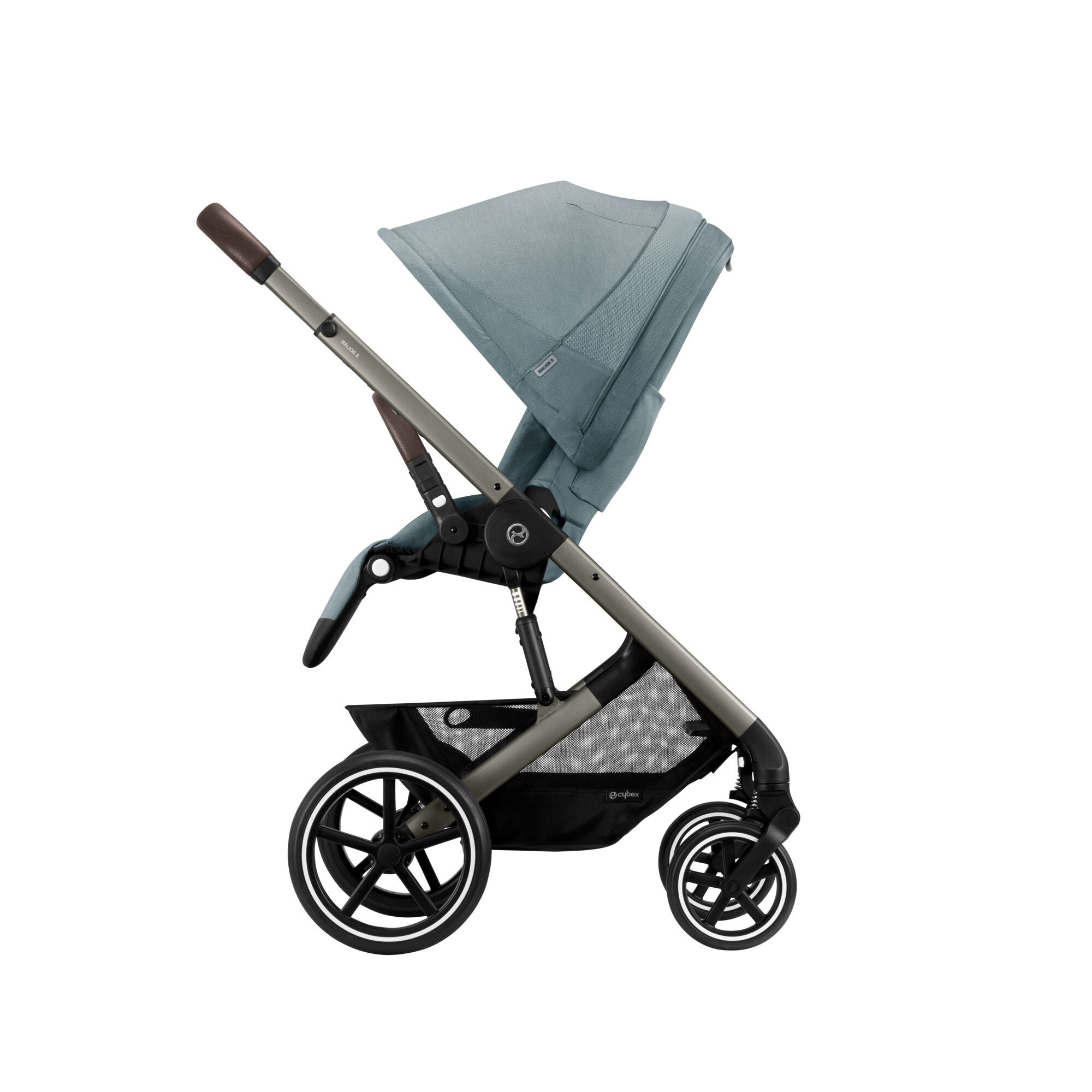 Коляска Cybex Balios S Lux Sky Blue с дождевиком - фото 6