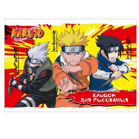 Альбом для рисования Полиграф Принт Naruto А4 20л NT1