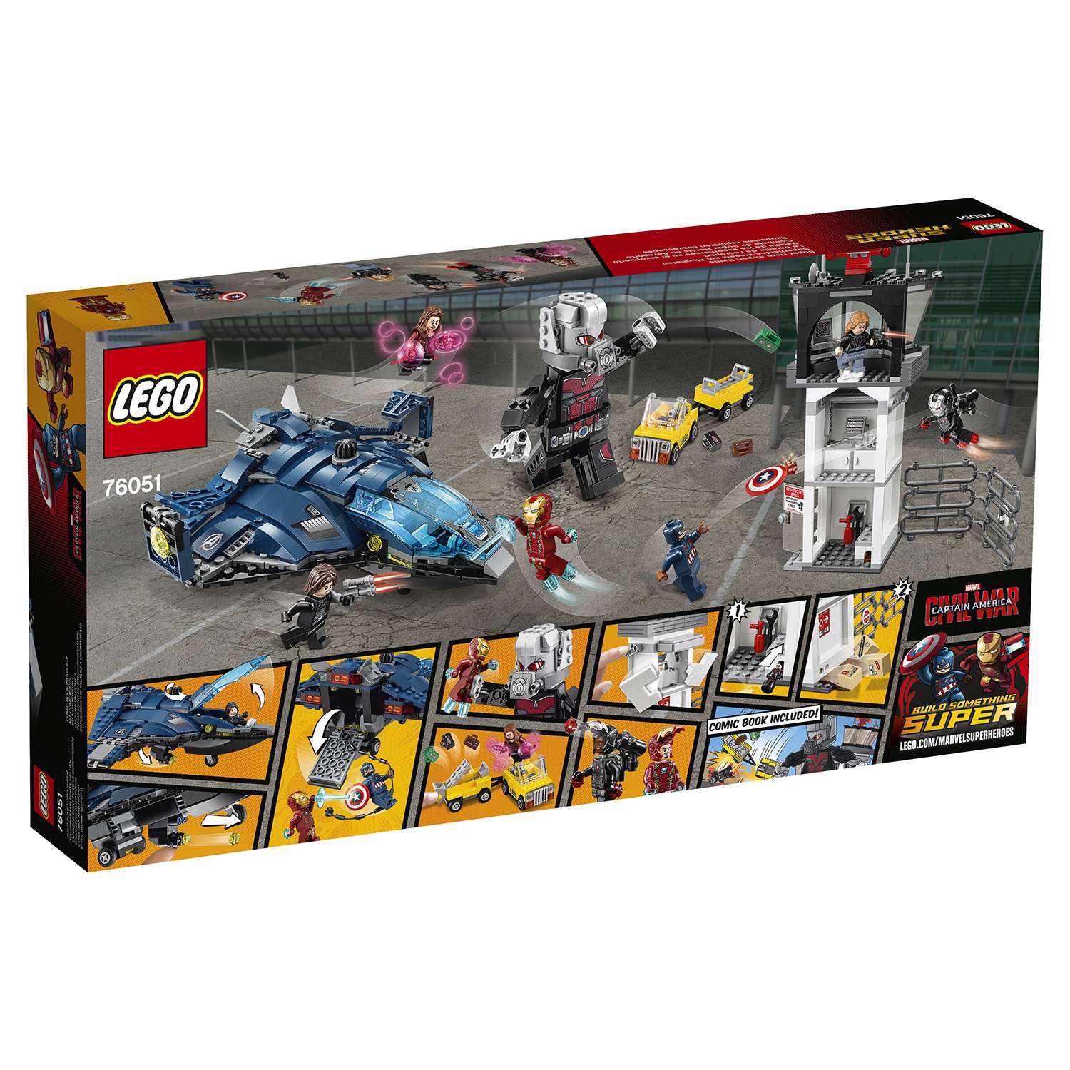 Наборы марвел. LEGO 76051. Лего Марвел 76051. Лего сражение в аэропорту 76051. LEGO super Heroes 76051.