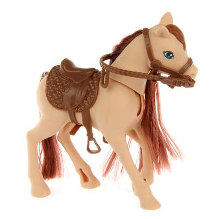 Кукла с лошадкой Veld Co и расческой