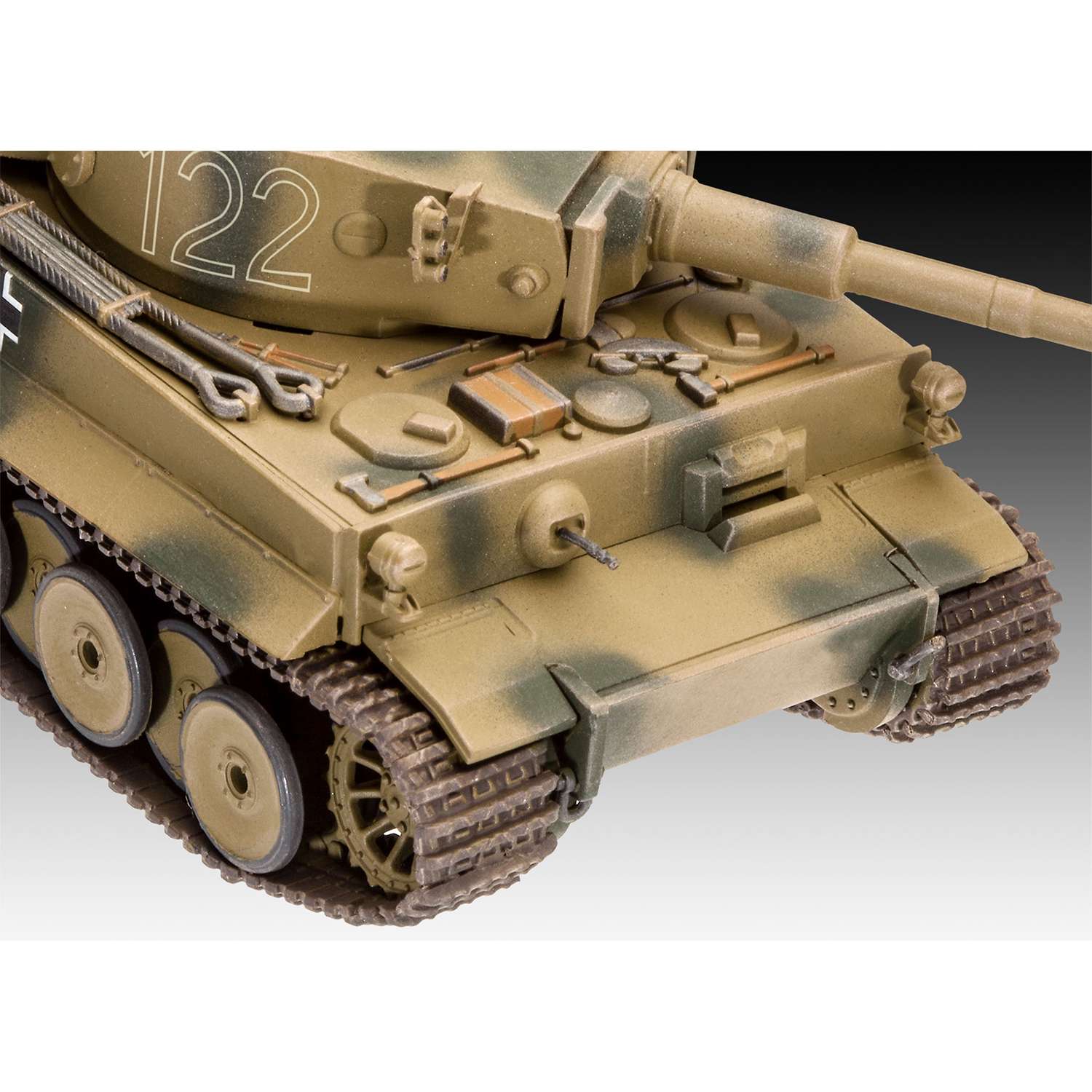 Сборная модель Revell Немецкий тяжелый танк PzKpfw VI Tiger Ausf. H 03262 - фото 4
