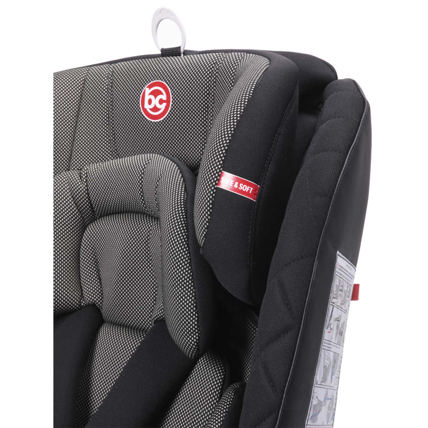 Автокресло BabyCare Shelter ISOFIX черный карбон - фото 8