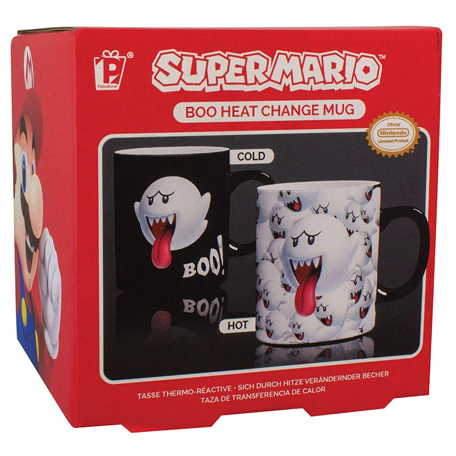 Кружка PALADONE Super Mario Boo Heat Change Mug PP4910NN - фото 2