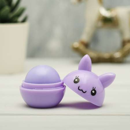 Блеск для губ Выбражулька «Мяу» фиолетовый котик аромат виноград