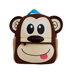 Рюкзак дошкольный обезьянка PIFPAF KIDS коричневый