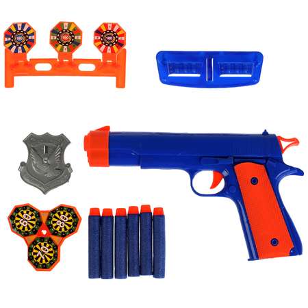 Набор оружия Играем Вместе Полиция Пистолет мягкие пули