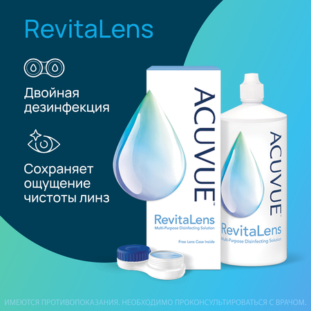 Раствор для линз Acuvue Revitalens 360 мл