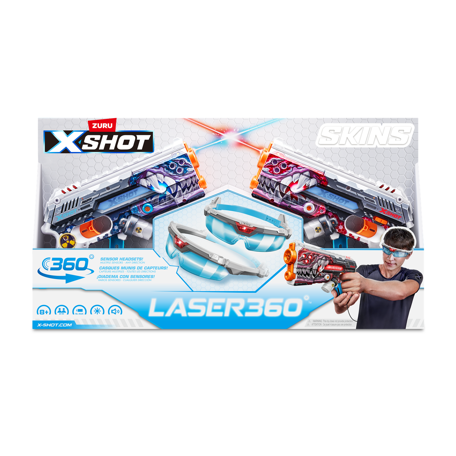 Набор игровой XSHOT Laser Skins Laser360 36602 - фото 14