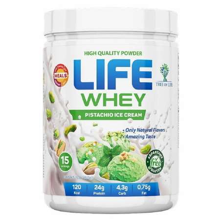 Протеин сывороточный Tree of Life Life Whey 450 гр вкус: Фисташка