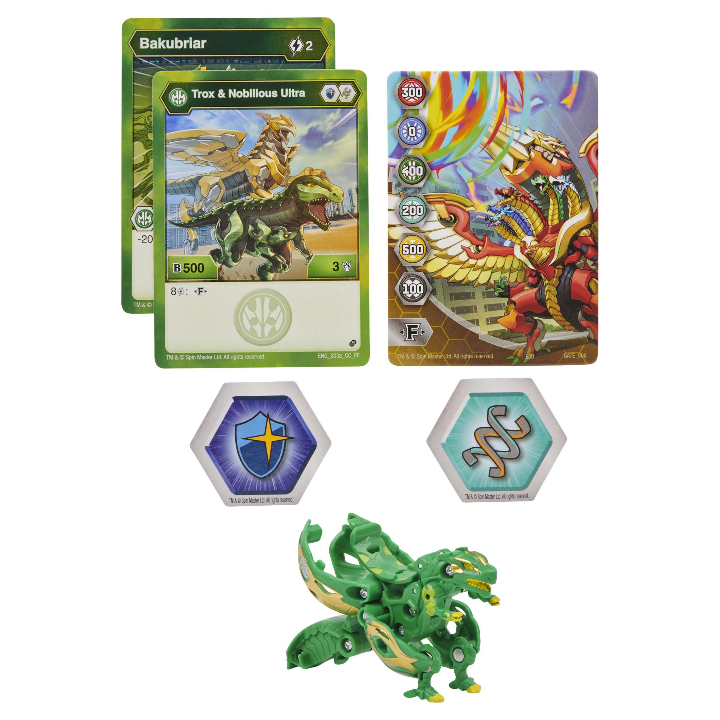 Фигурка-трансформер Bakugan S2 Ультра TroxNobiliosGrGld 6055885/20124616 - фото 2