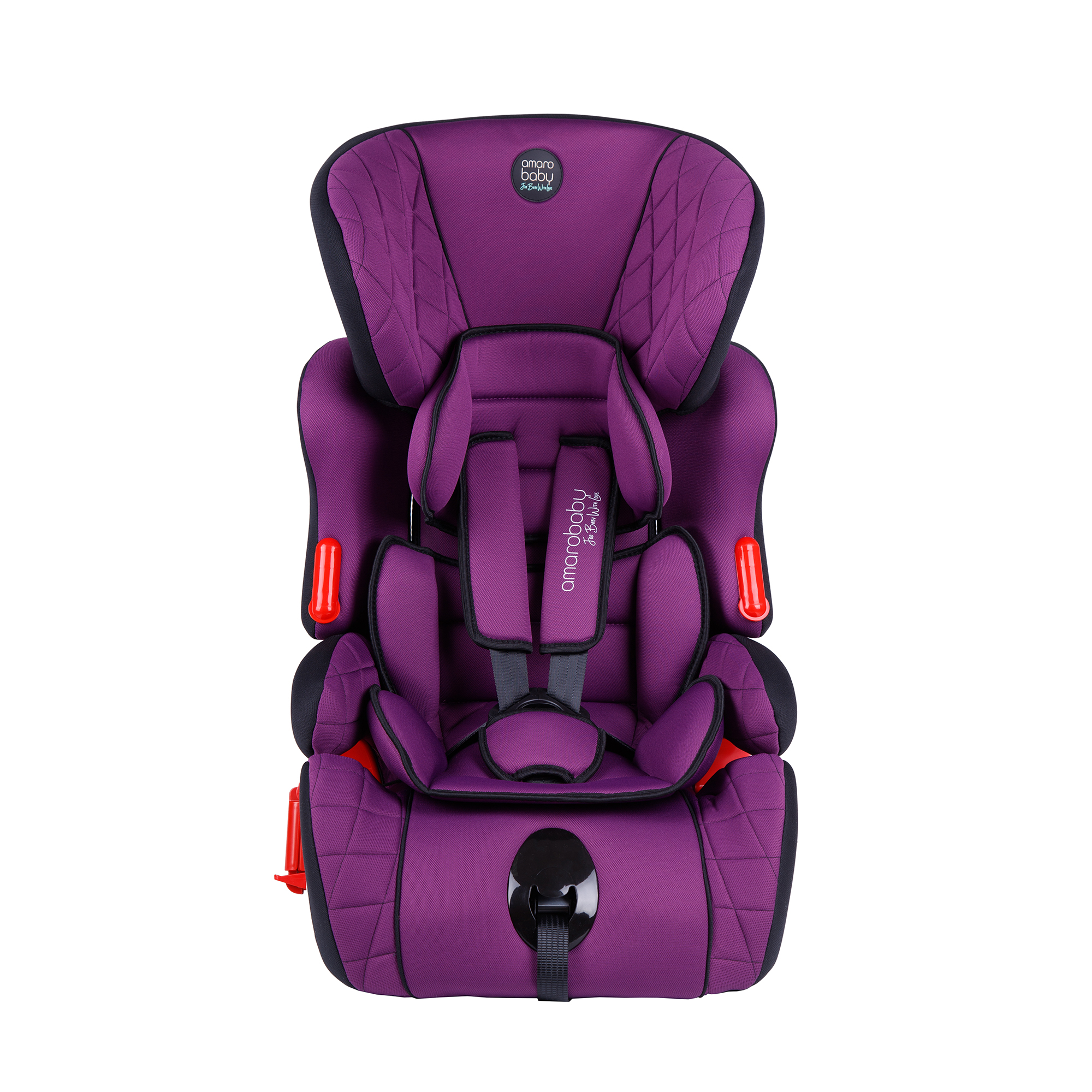 Автокресло Amarobaby Big trip I/II/III Фиолетовый - фото 1