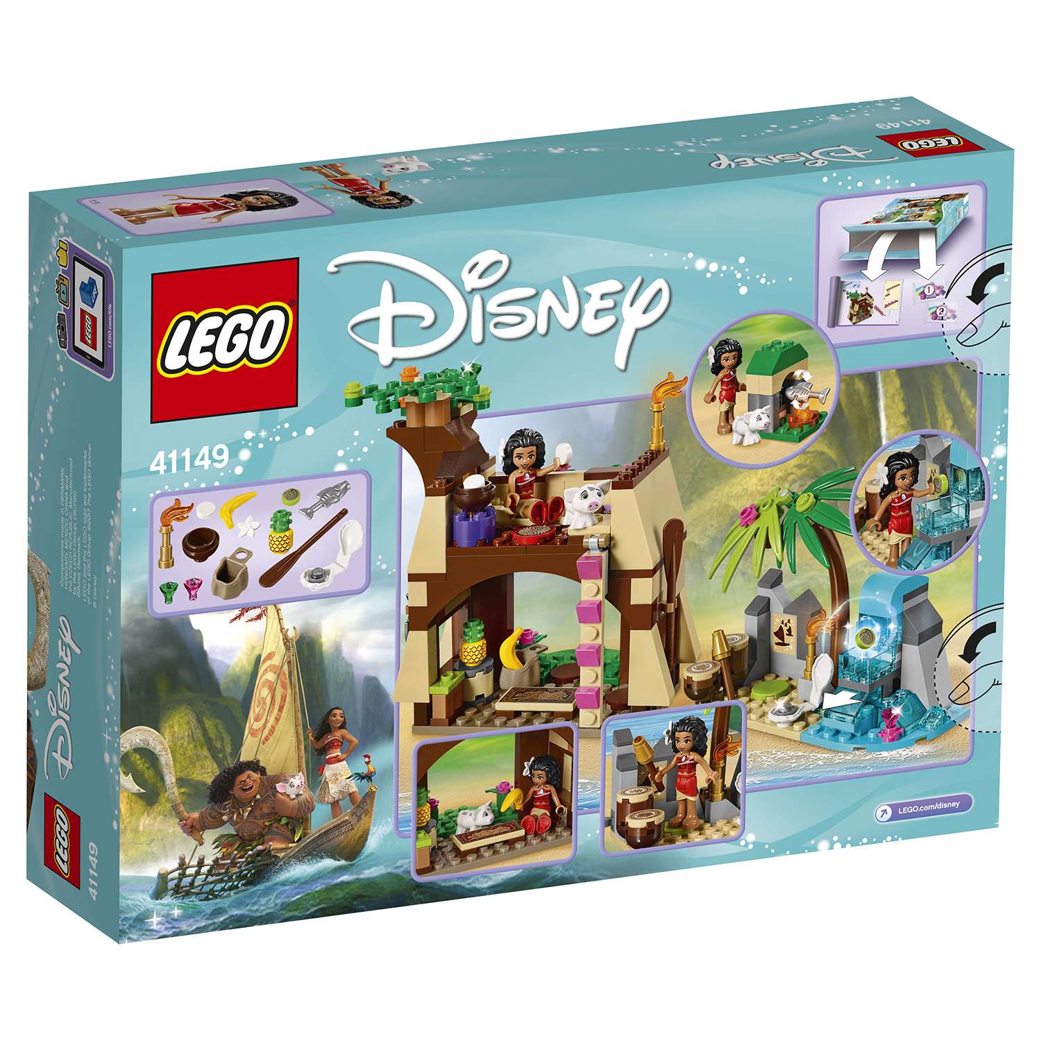 Конструктор LEGO Disney Princess Приключения Моаны на затерянном острове (41149) - фото 3