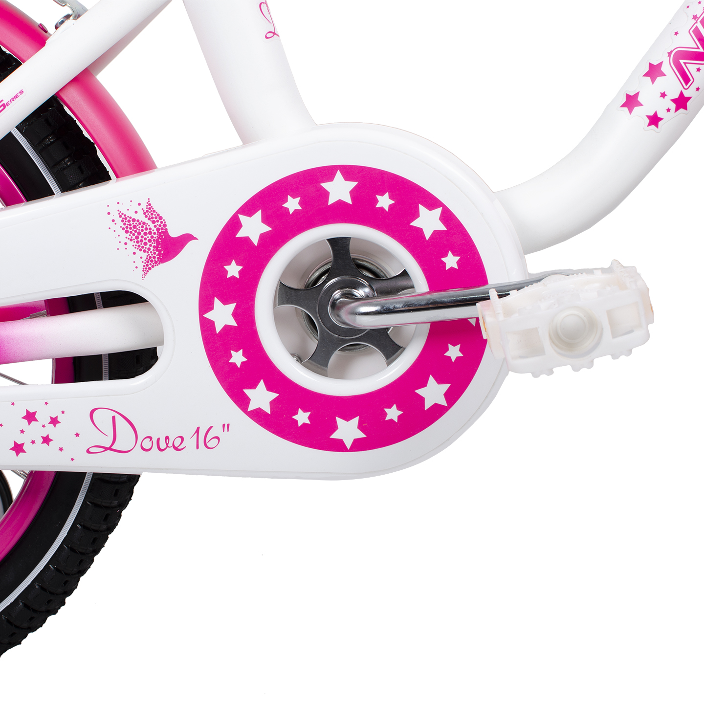 Велосипед NRG BIKES DOVE 16 white-pink - фото 18