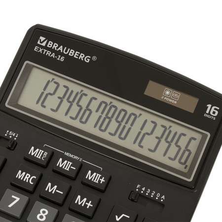 Калькулятор настольный Brauberg электронный 16 разрядов