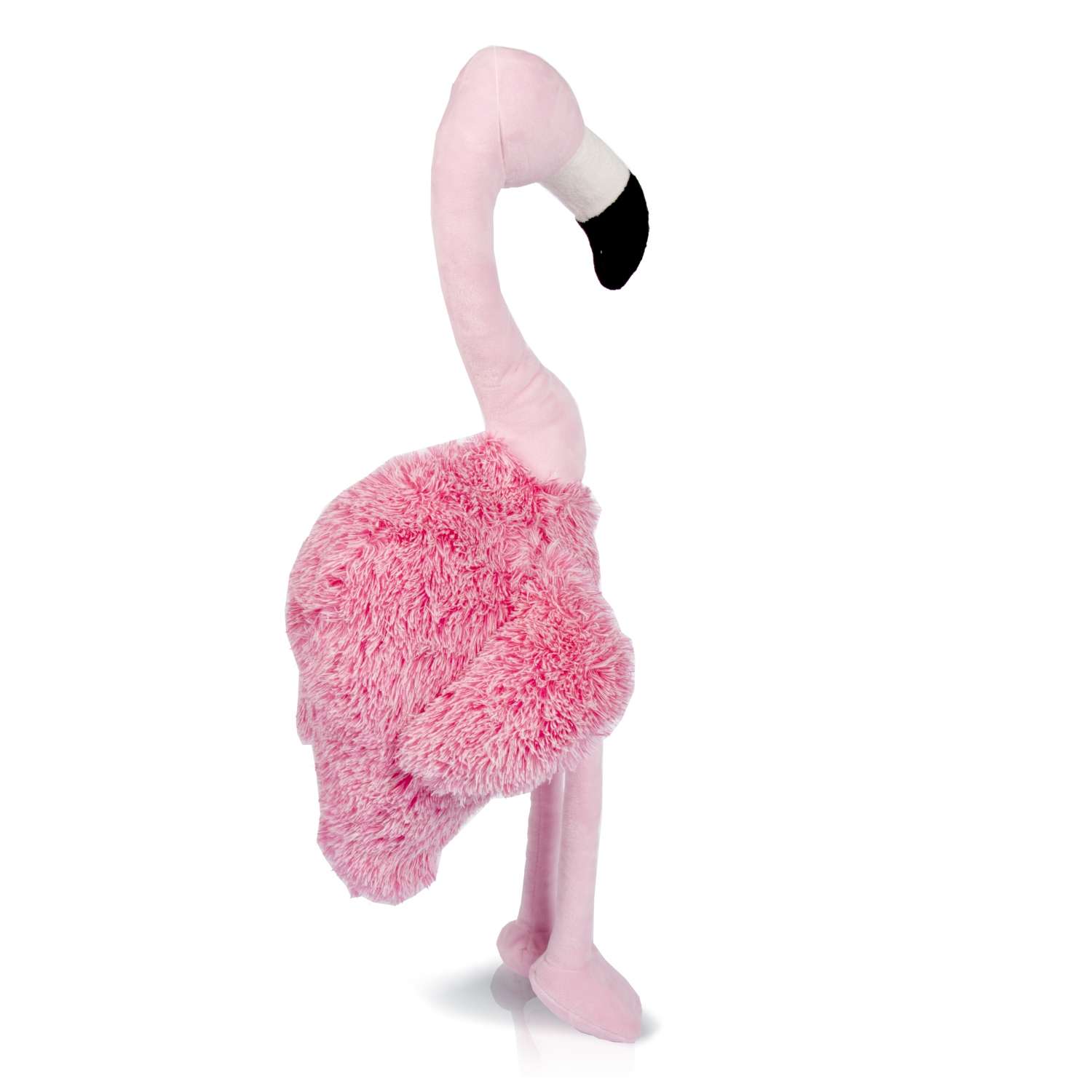 Игрушка мягкая Bebelot Пушистый фламинго - фото 3