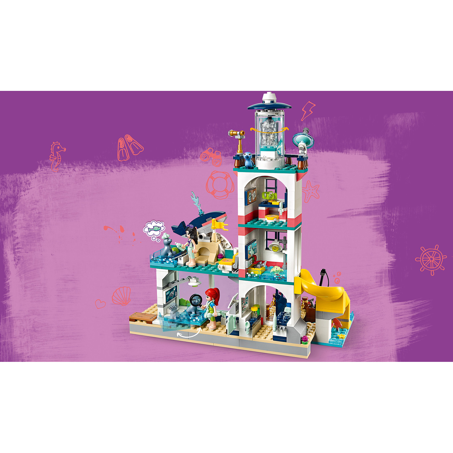 Конструктор LEGO Friends Спасательный центр на маяке 41380 - фото 12