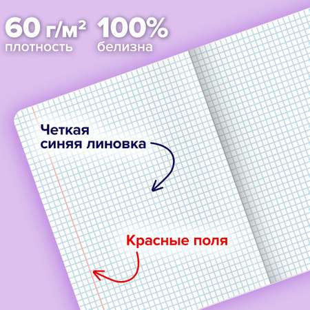 Общая тетрадь Brauberg клетка 48 лист. 5 шт.