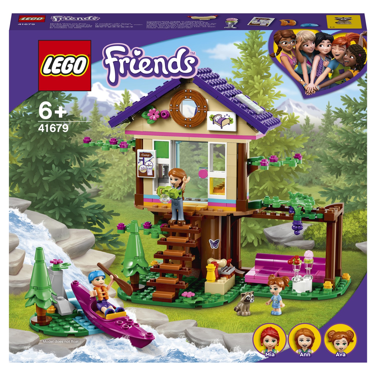 Конструктор LEGO Friends Домик в лесу 41679 купить по цене 999 ₽ в  интернет-магазине Детский мир