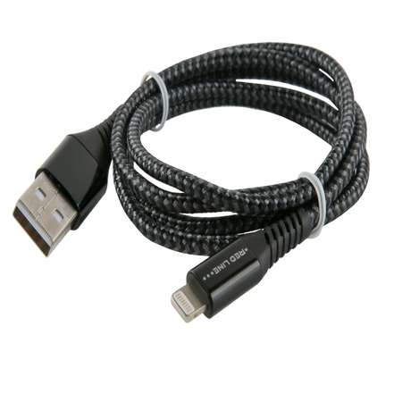 Дата-кабель RedLine Razor USB - Lightning черно-серый