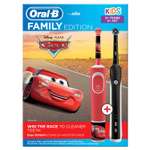 Набор электрических зубных щеток Oral-B Family Edition Pro1 +Kids Тачки подарочный 80339049