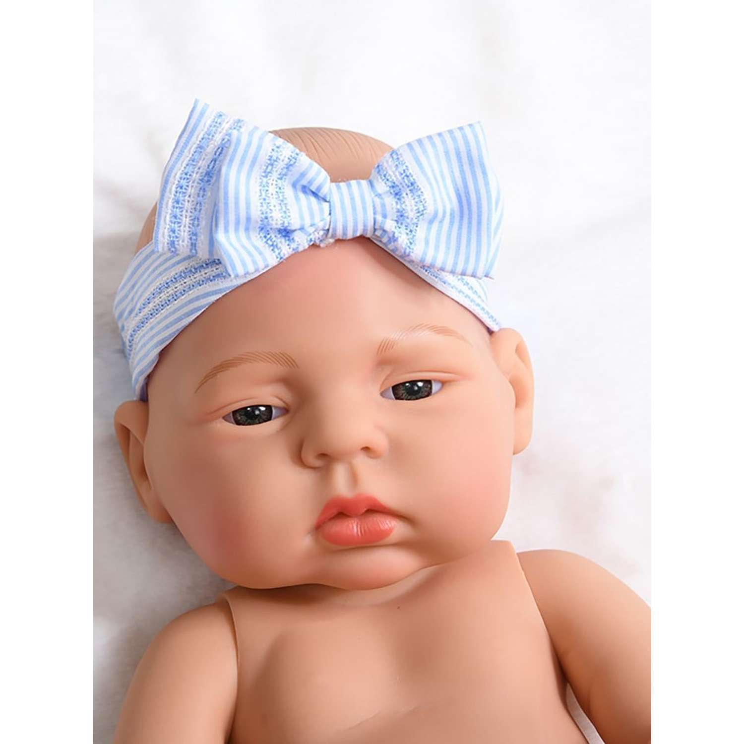 Кукла Реборн Soul Sister виниловая с комплектом одежды и пустышкой пупс для девочек 40 см 44117621 - фото 7