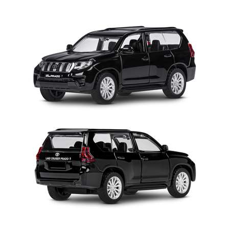 Внедорожник АВТОпанорама Toyota Land Cruiser Prado 1:43 черный