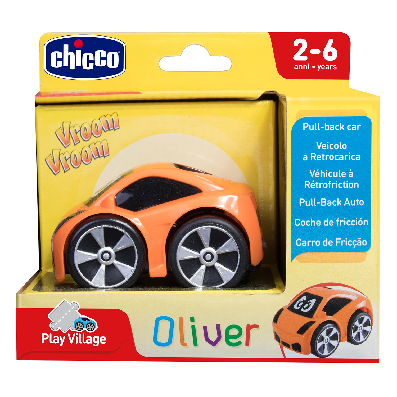 Машинка Chicco Turbo Touch Oliver Оранжевая - фото 2