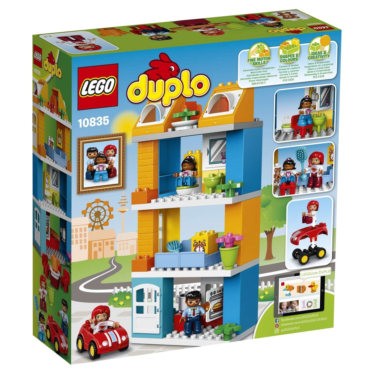 Конструктор LEGO DUPLO Town Семейный дом (10835) купить по цене 11490 ₸ в  интернет-магазине Детский мир