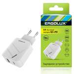 Сетевой адаптер Ergolux 1USB+1Type C ELX-РA01QC-C01