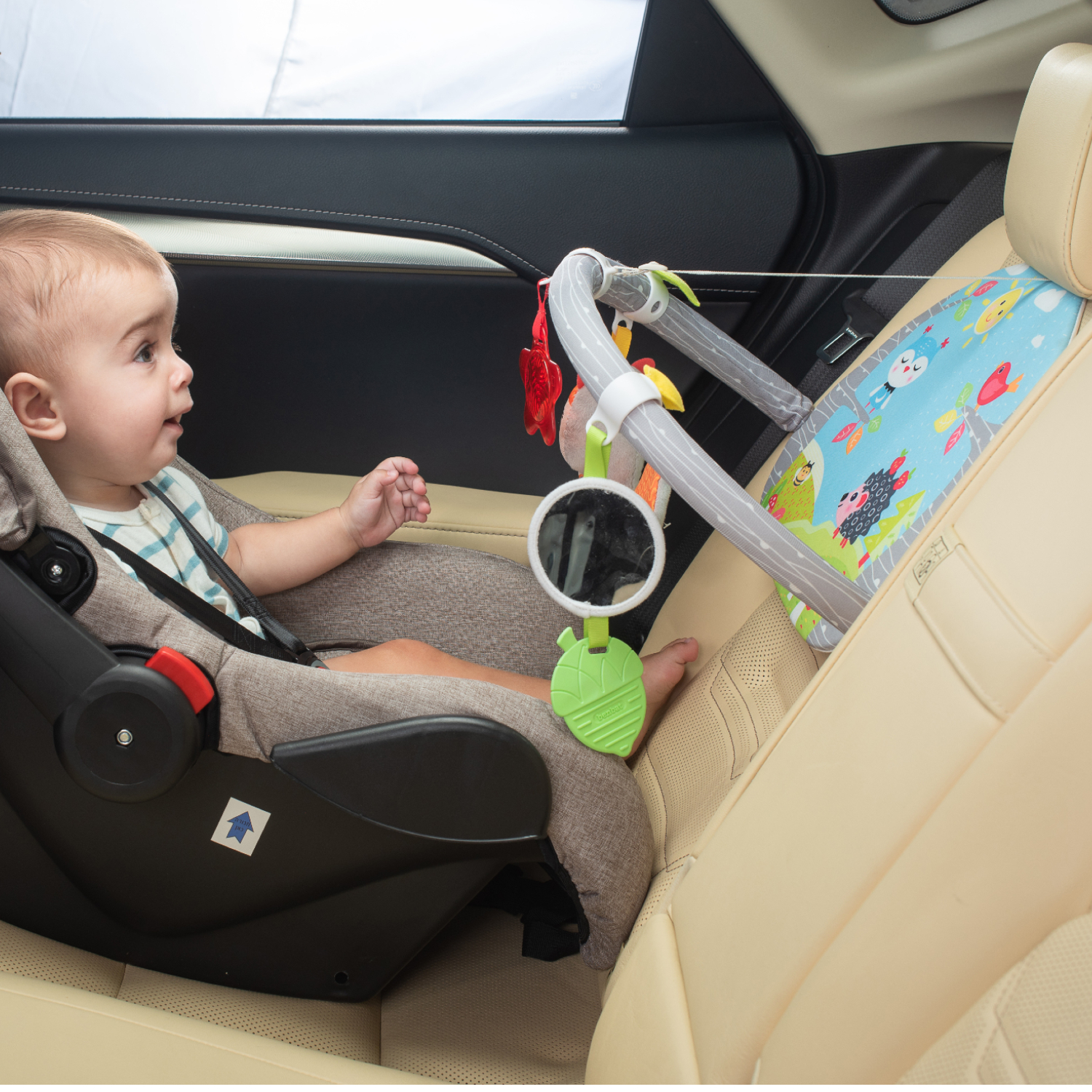 Дуга Benbat для автомобиля развивающая с игрушками Double Sides Car Arch - фото 3