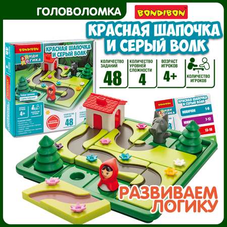 Настольная игра Bondibon КРАСНАЯ ШАПОЧКА И СЕРЫЙ ВОЛК