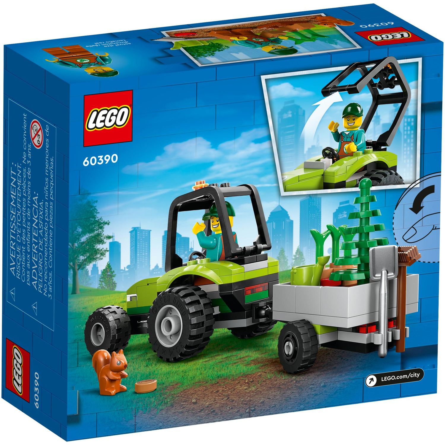 Конструктор LEGO Парковка трактора 60390 - фото 6