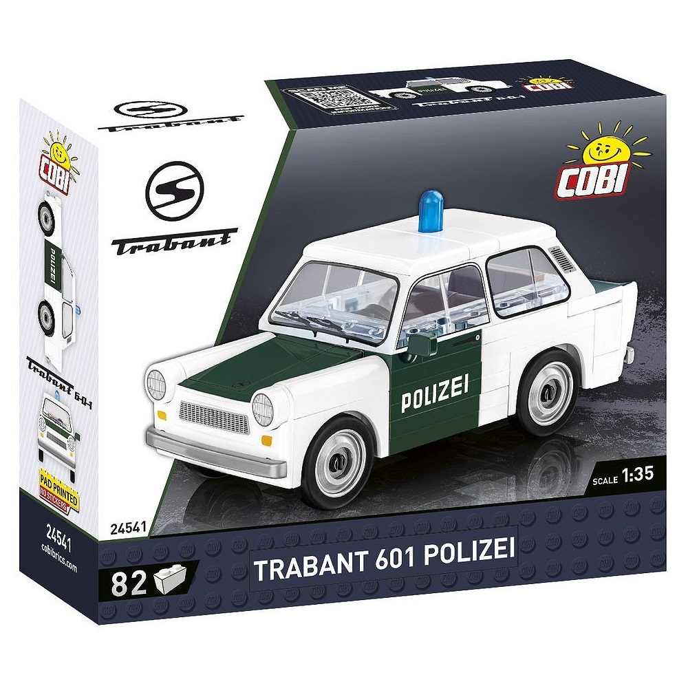 Конструктор COBI Автомобиль Trabant 601 Polizei 82 деталей купить по цене  2010 ₽ в интернет-магазине Детский мир