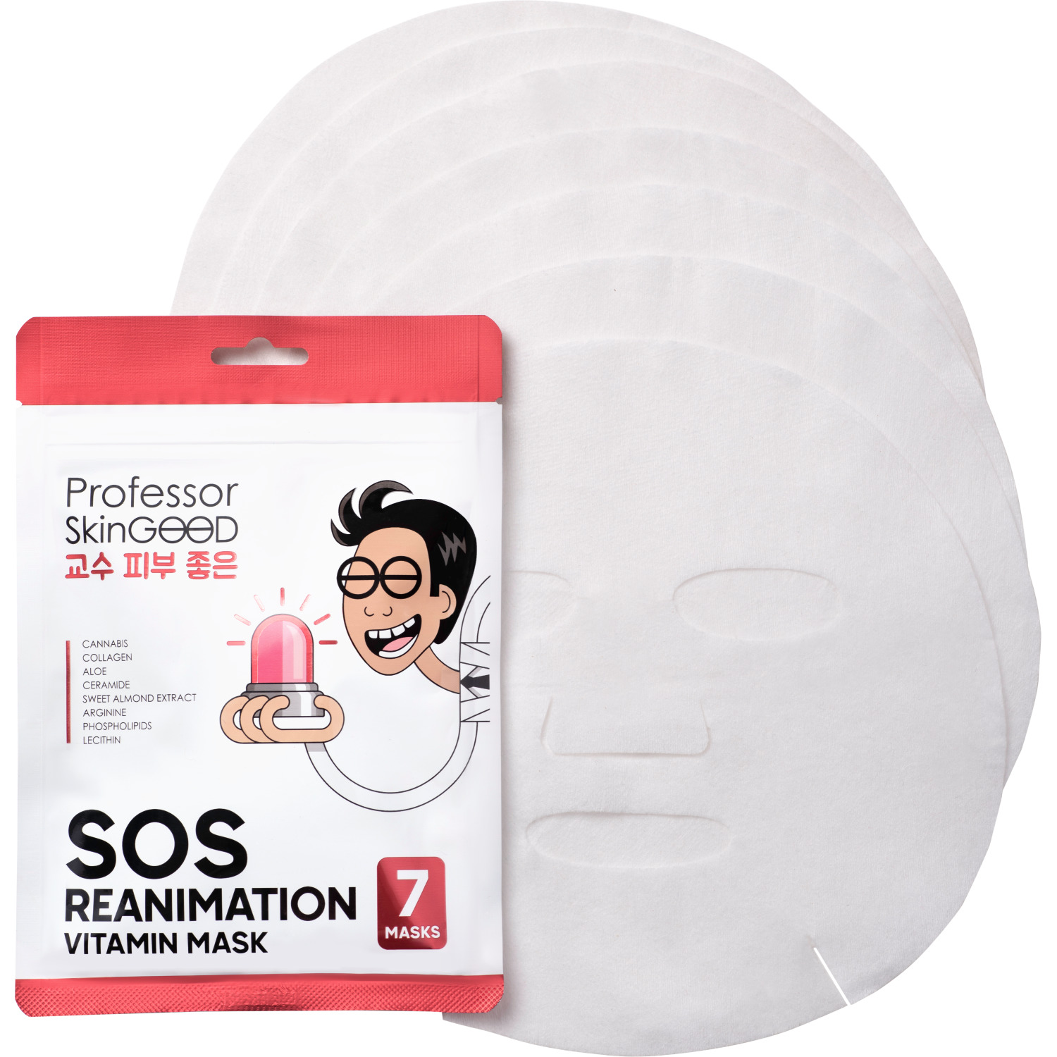 Маска Professor SkinGOOD анти стресс Фантастическое Питание SOS Reanimation Vitamin Mask Pack - фото 1