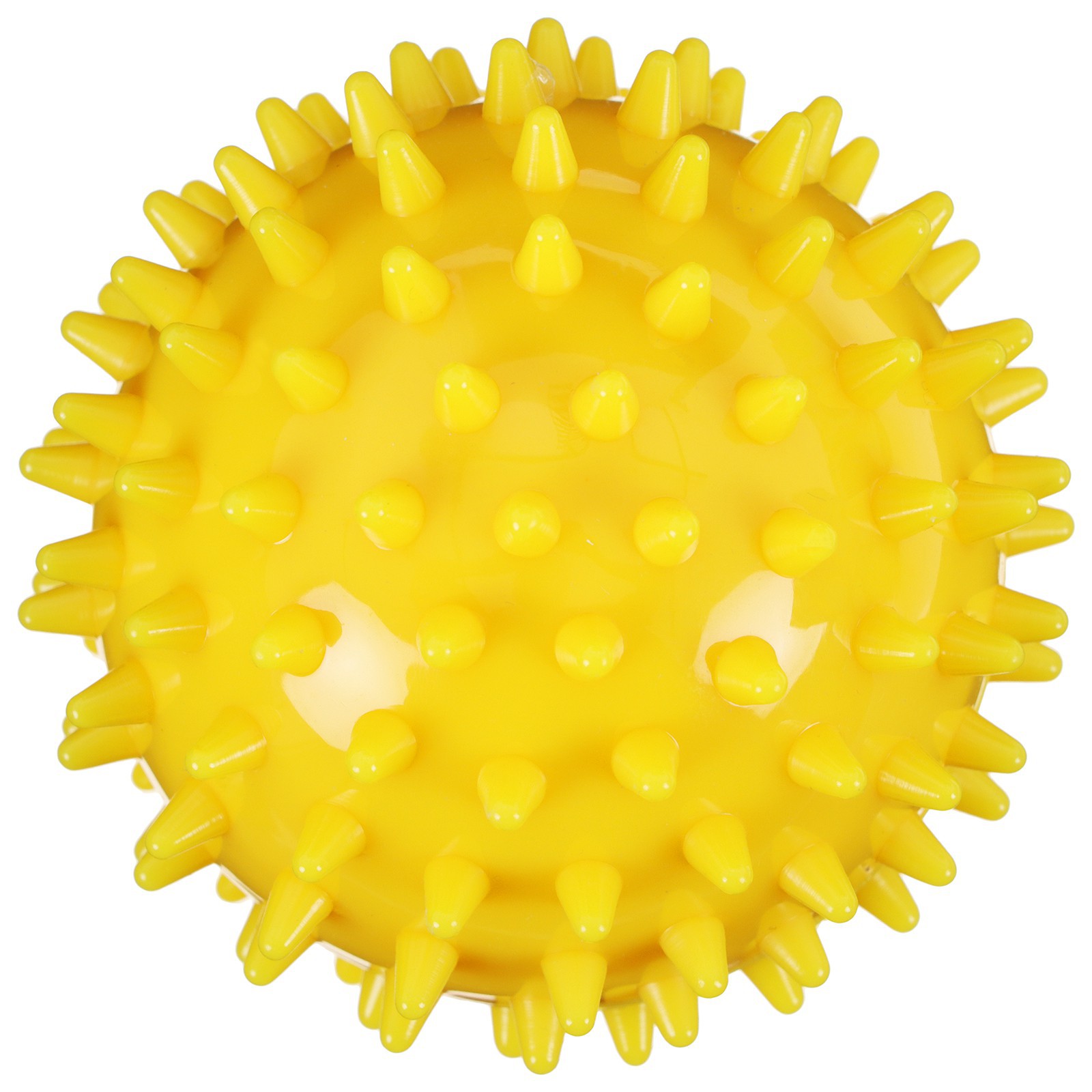 Мяч массажный ONLITOP «Ёжик» d= 75 см цвет жёлтый - фото 1