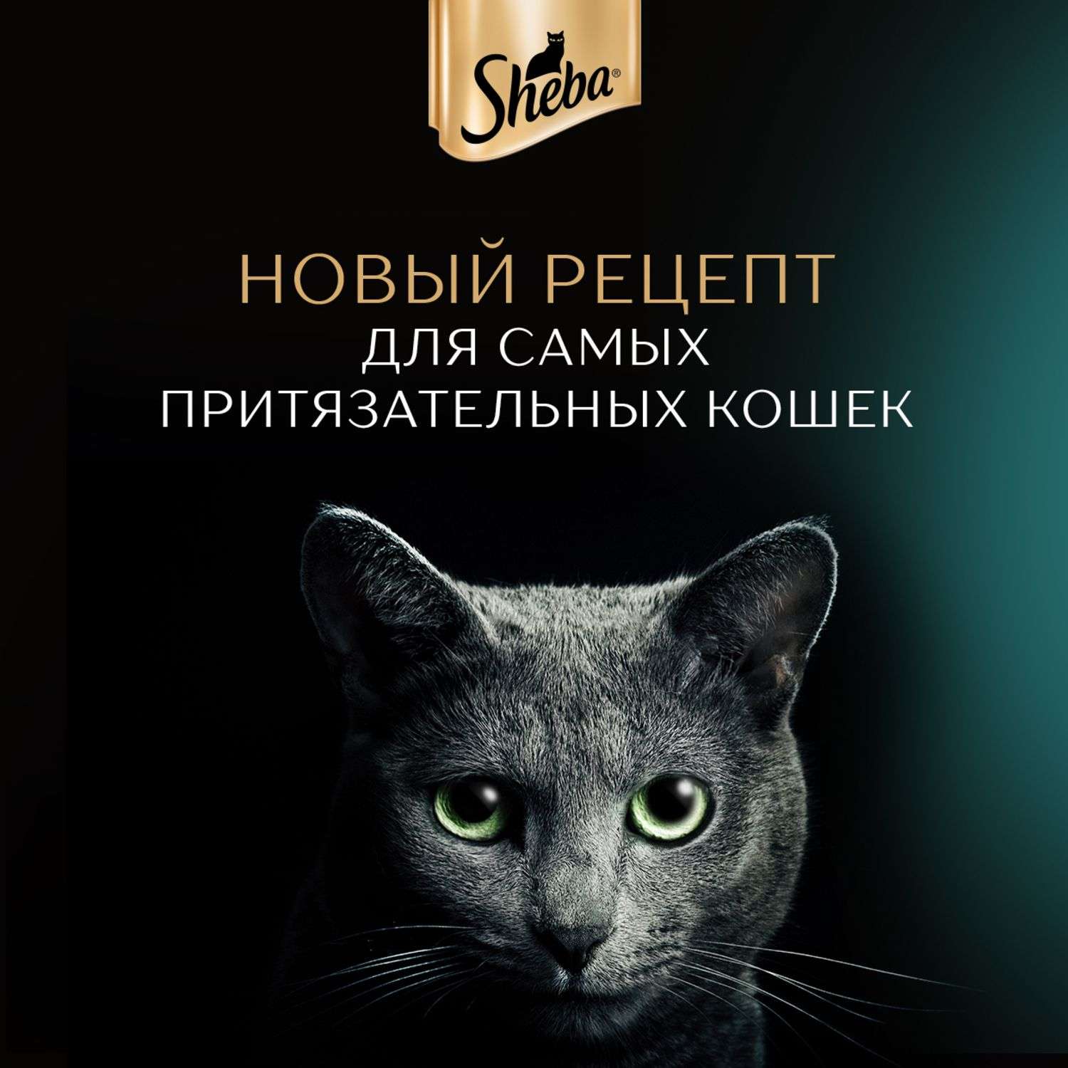 Корм для кошек Sheba 75г ломтики в соусе с форелью и креветками - фото 6