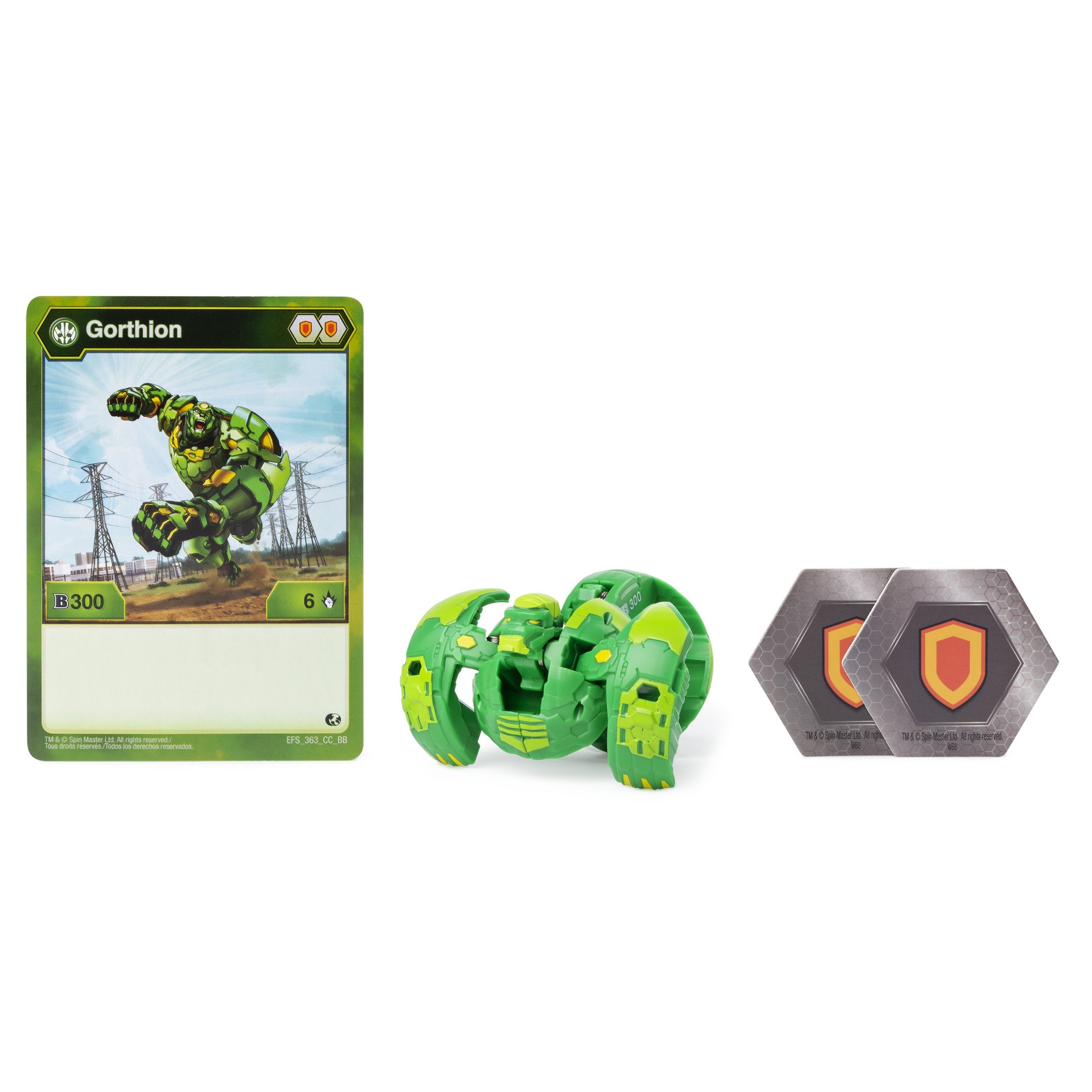 Фигурка-трансформер Bakugan Gorilla Green 6045148/20108802 - фото 3