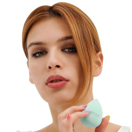 Спонж для макияжа Beauty4Life на подставке светло-зеленый