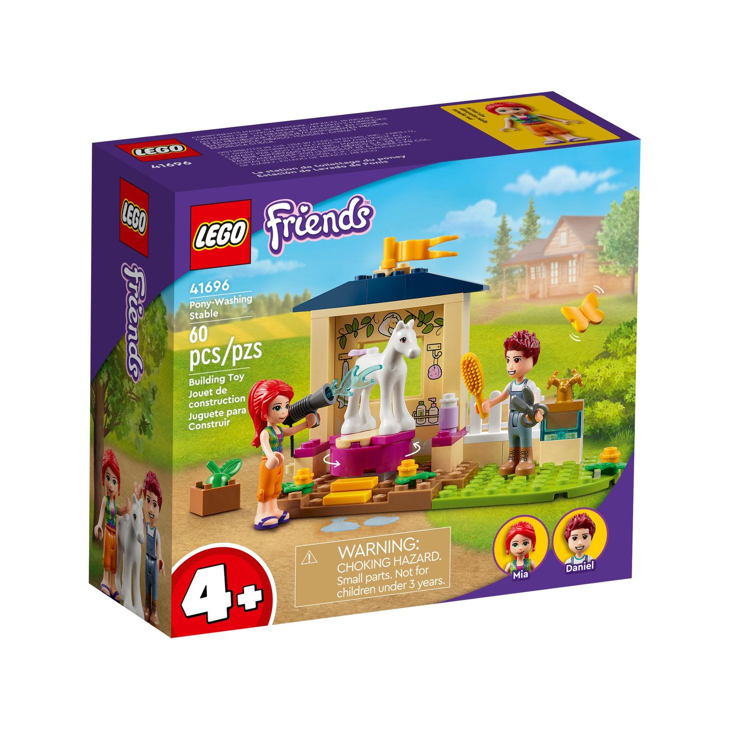 Конструктор LEGO Friends Pony-Washing Stable 41696 купить по цене 699 ₽ в  интернет-магазине Детский мир