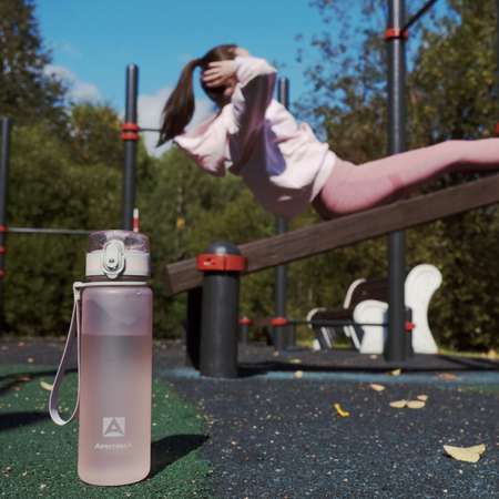 Спортивная бутылка Арктика для воды 500мл розовая тритан