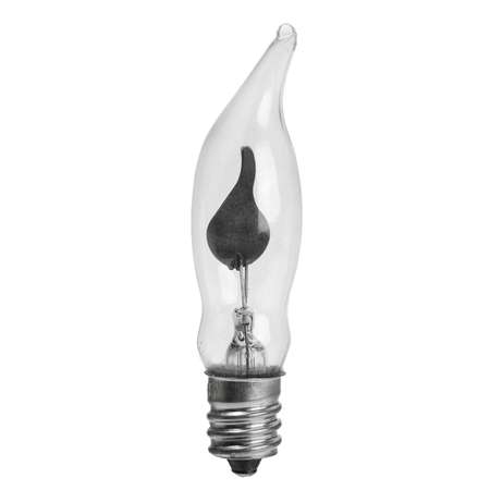 Лампа Sima-Land накаливания для рождественской горки с эффектом пламени 1.5 Вт цоколь Е12 2 шт