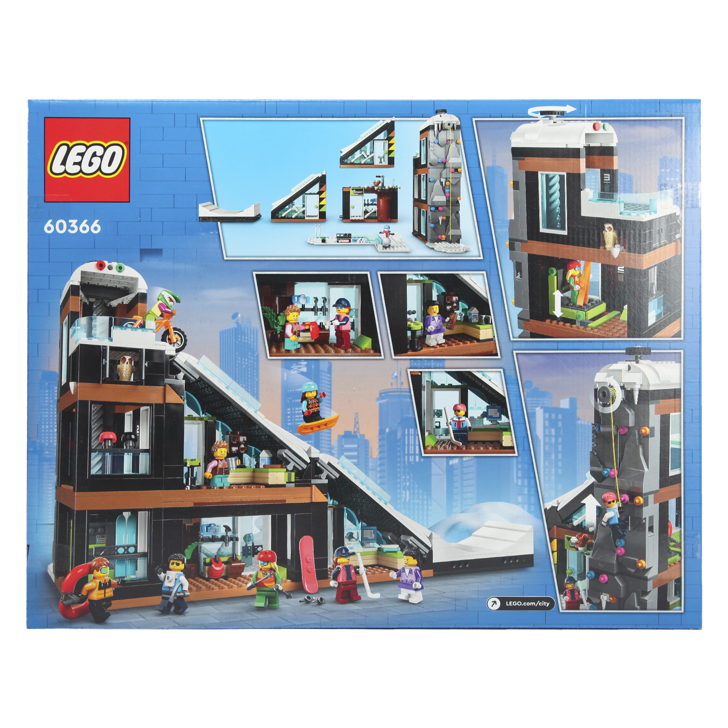 Конструктор LEGO City Ski and Climbing Center 60366 - фото 12