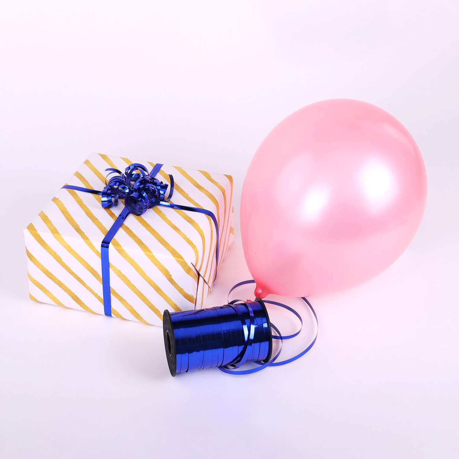 Лента упаковочная Золотая сказка декоративная для воздушных шаров и подарков - фото 7