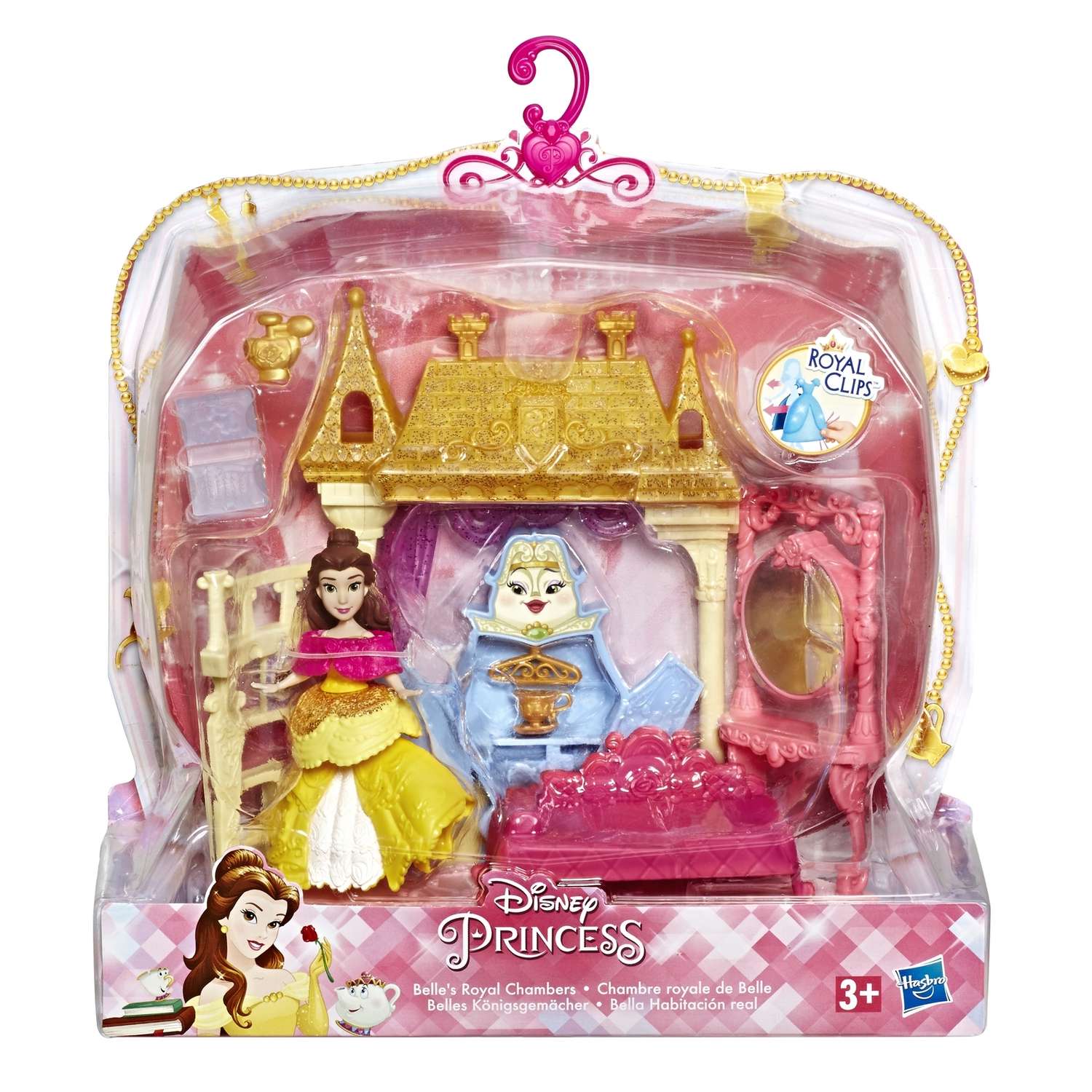 Набор игровой Disney Princess Hasbro Кукла из мультфильма Спальня Белль E3083EU4 E3052EU4 - фото 2
