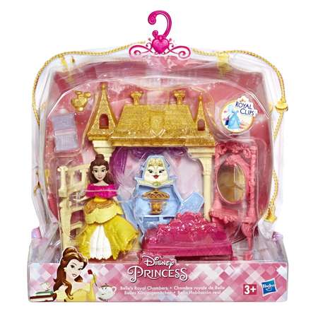 Набор игровой Disney Princess Hasbro Кукла из мультфильма Спальня Белль E3083EU4